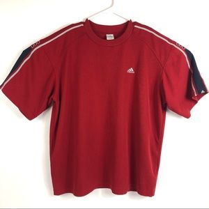 Adidas Knit Jersey Style Short Sleeve Shirt